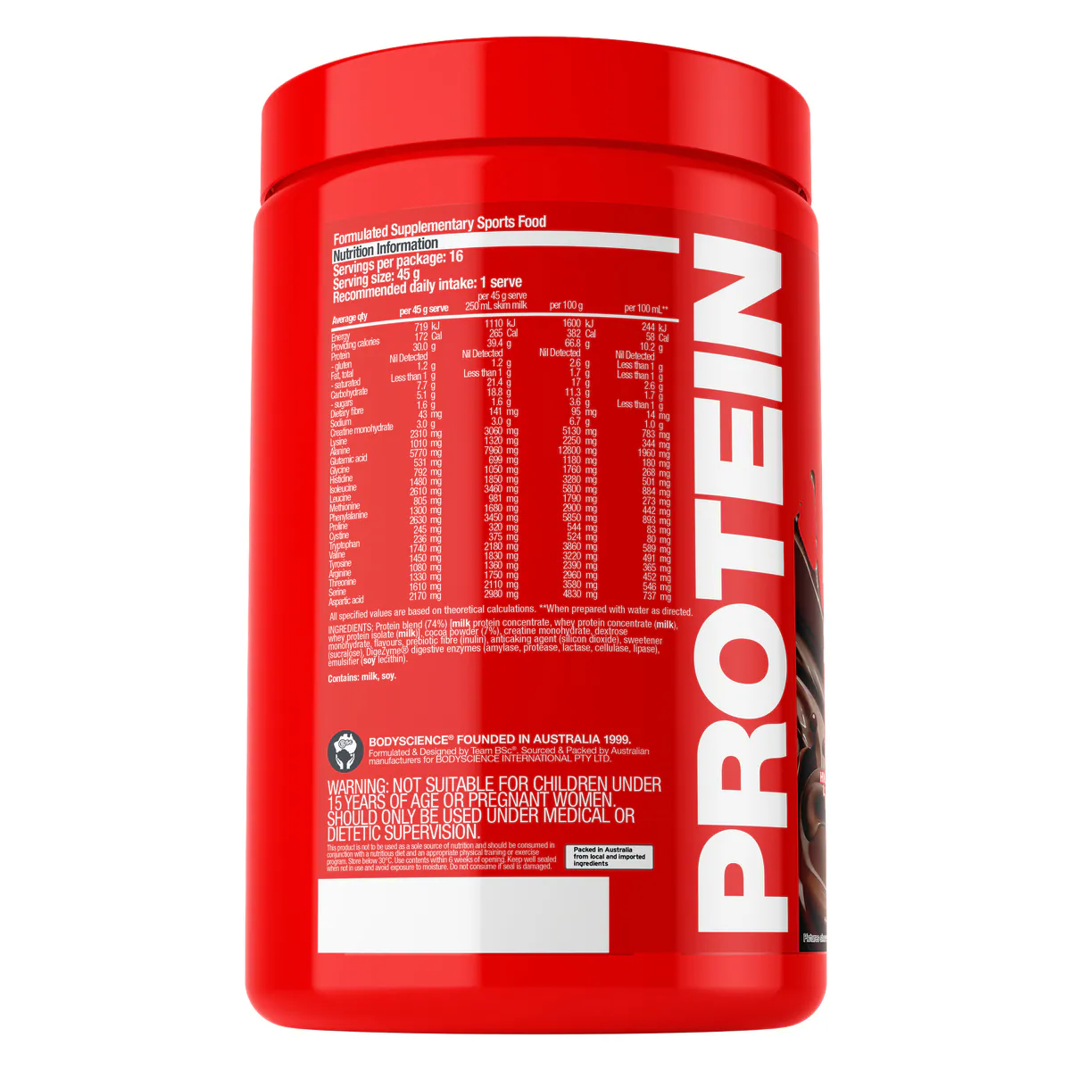 Thumbnail BSc High Protein + Creatine Chocolate 720g