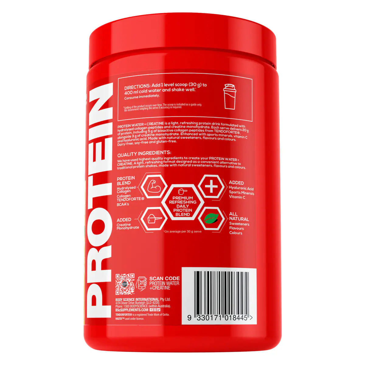 Thumbnail BSc Protein Water + Creatine Tropical 700g