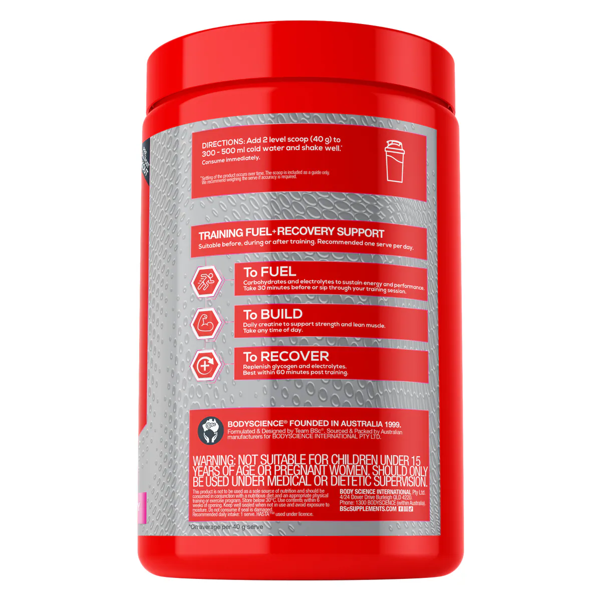 Thumbnail BSc Creatine + Carbs Electrolytes Rasberry 720g