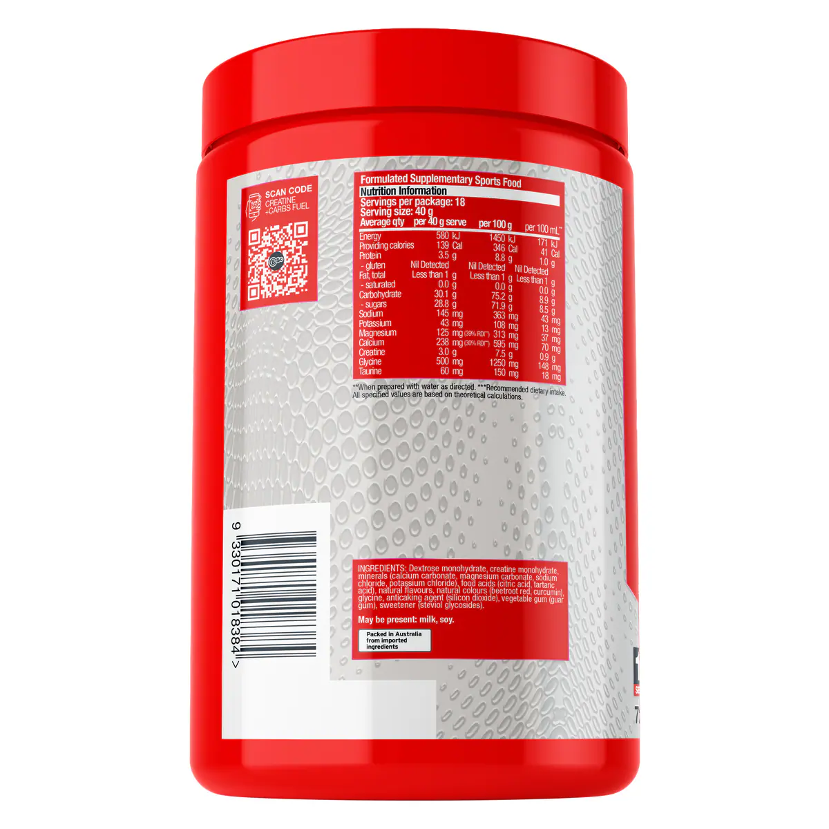 Thumbnail BSc Creatine + Carbs Electrolytes Rasberry 720g