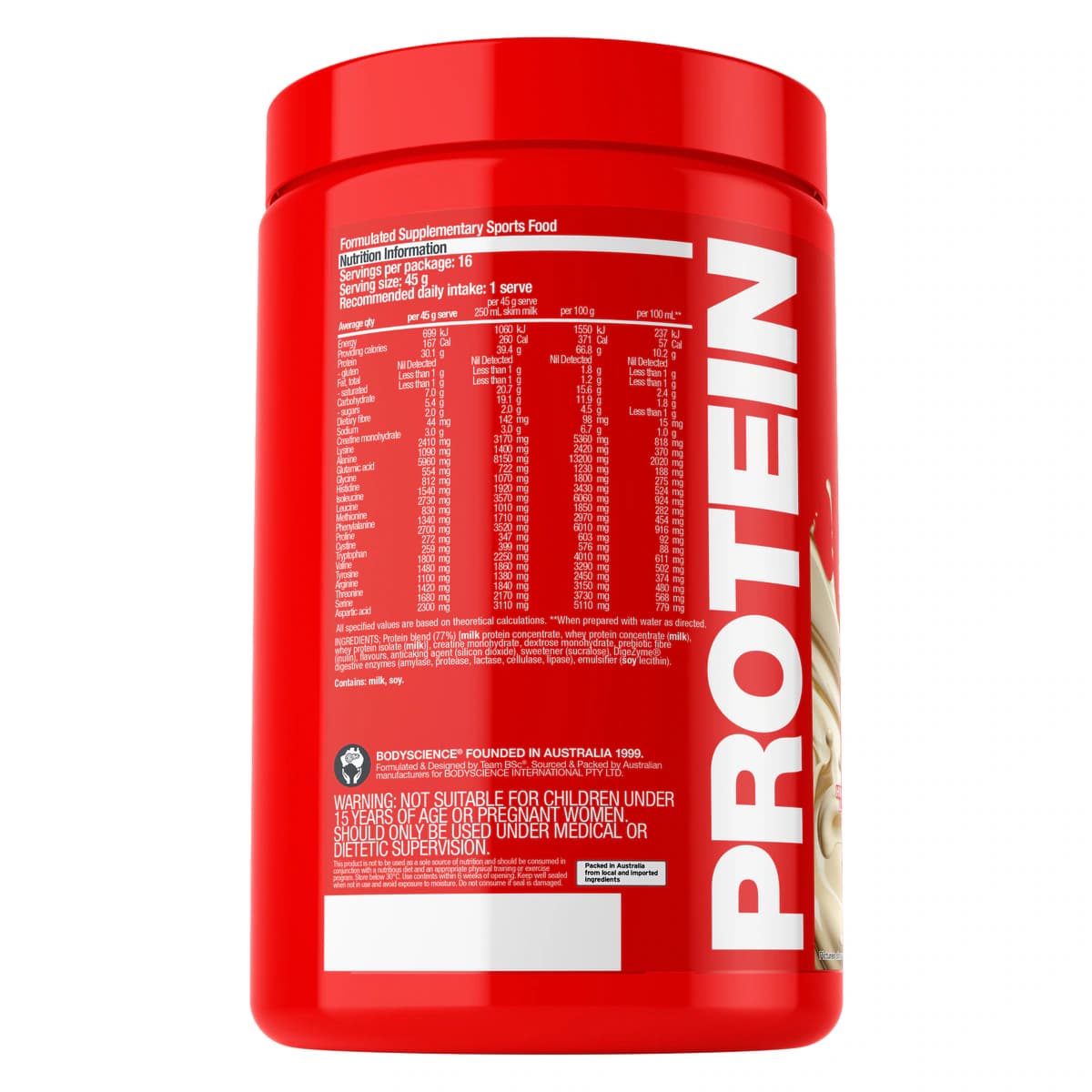 Thumbnail BSc High Protein + Creatine Vanilla 720g