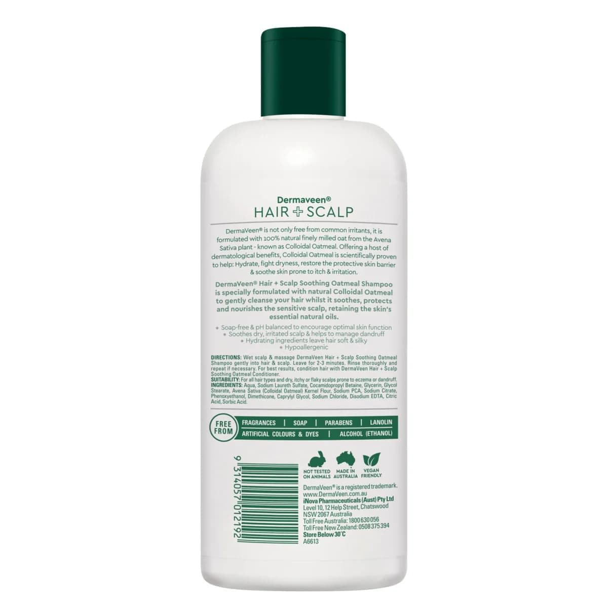 Thumbnail DermaVeen Oatmeal Shampoo 500ml