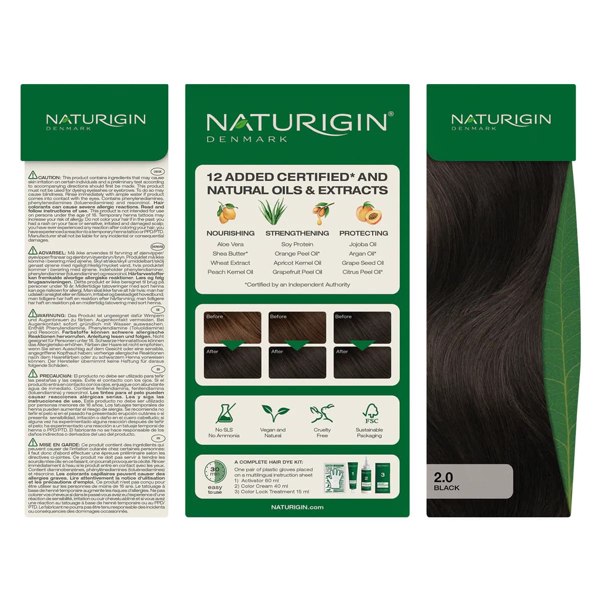 Thumbnail Naturigin 2.0 Black Natural Permanent Hair Colour