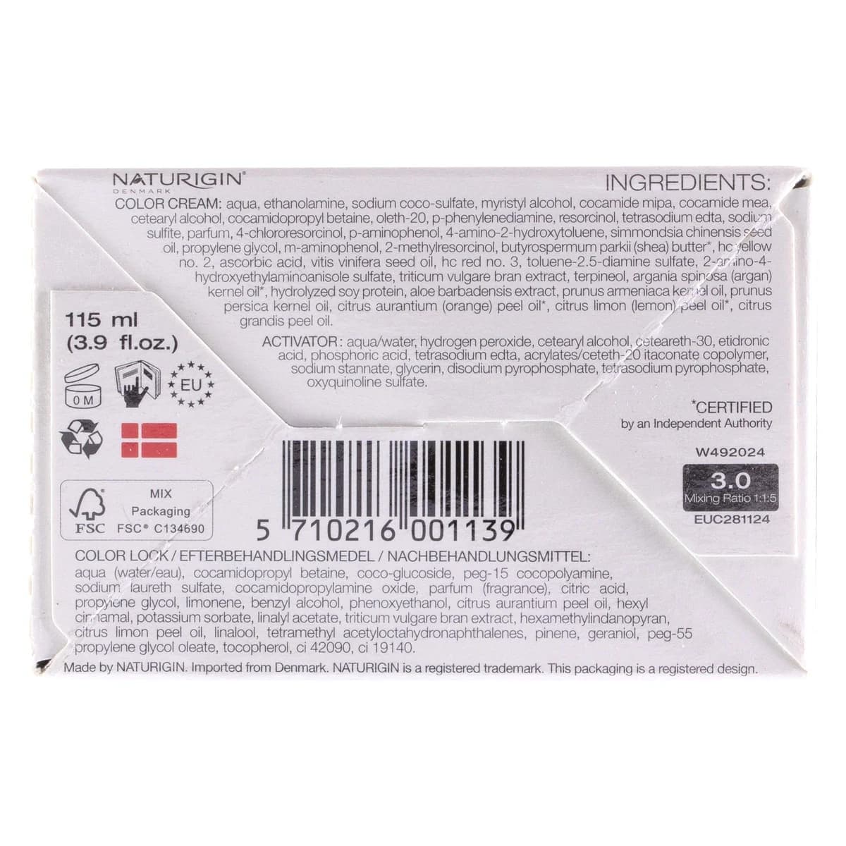 Thumbnail Naturigin 3.0 Dark Coffee Brown Natural Permanent Hair Colour