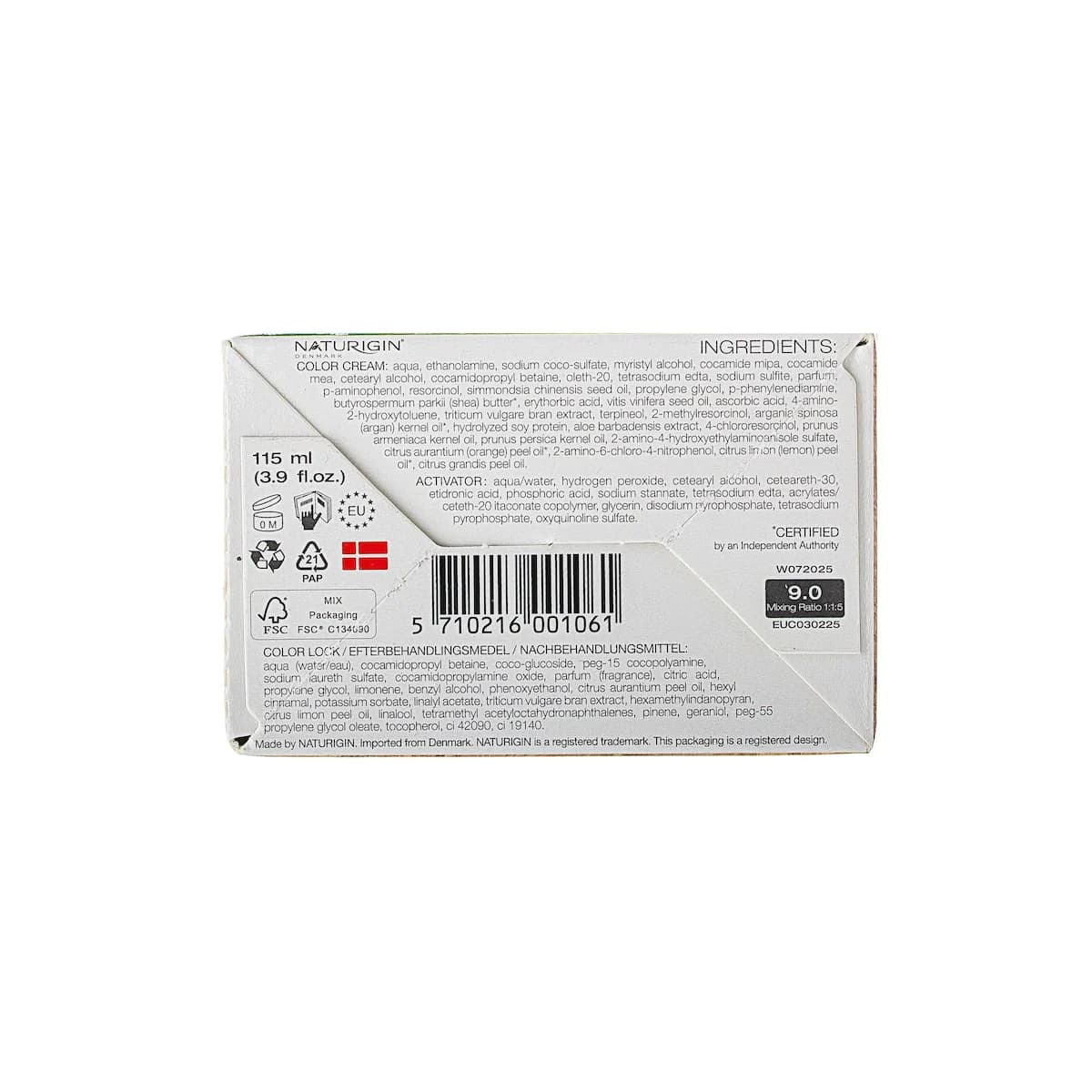 Thumbnail Naturigin Hair Colour 9.0 Very Light Natural Blonde