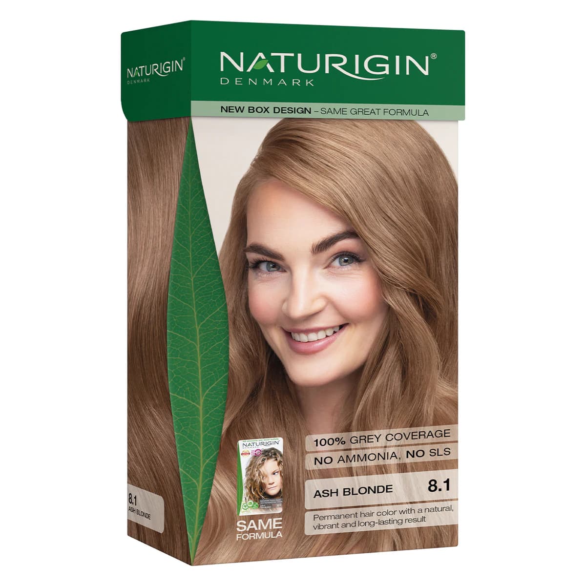 Thumbnail Naturigin 8.1 Light Ash Blonde Natural Permanent Hair Colour