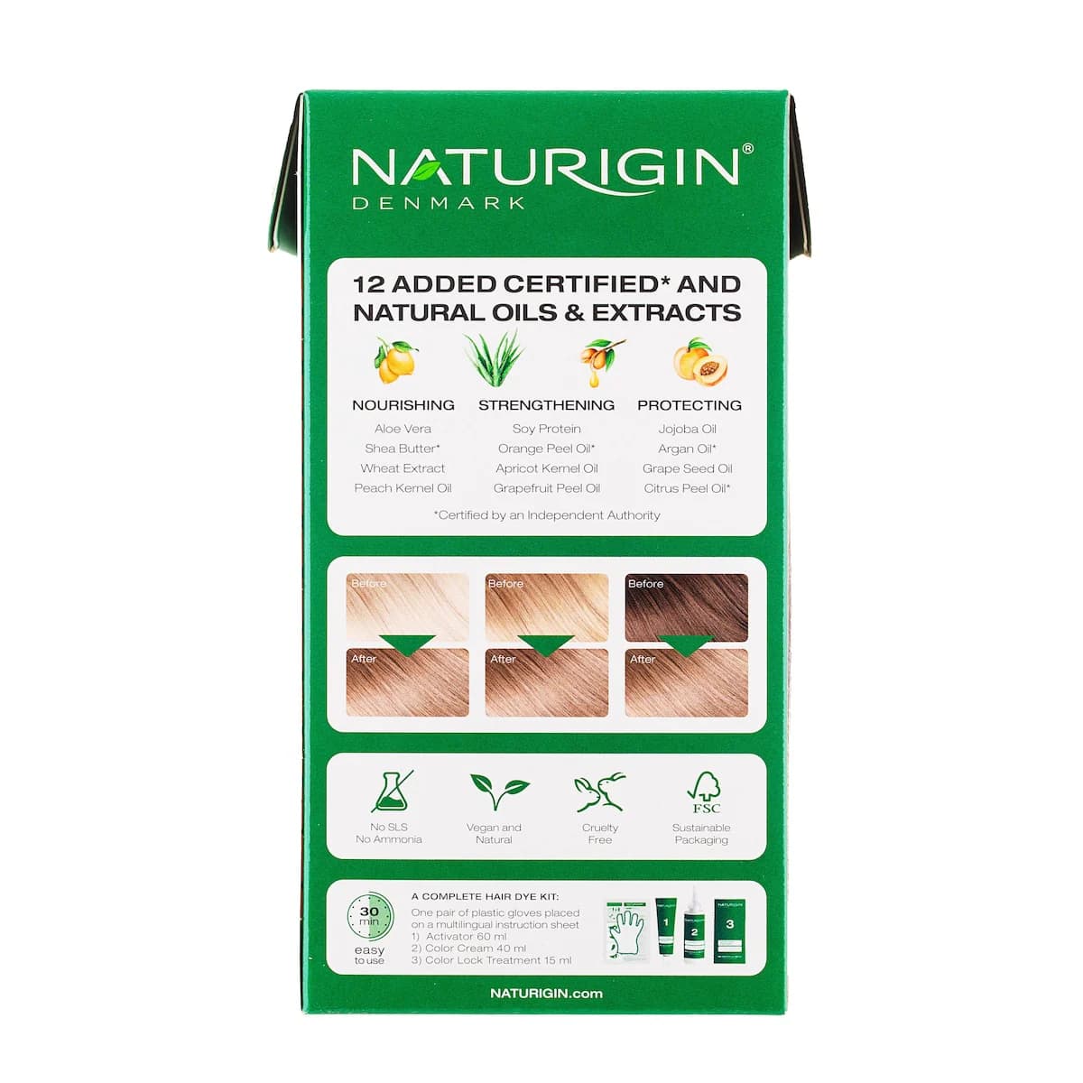 Thumbnail Naturigin 8.1 Light Ash Blonde Natural Permanent Hair Colour
