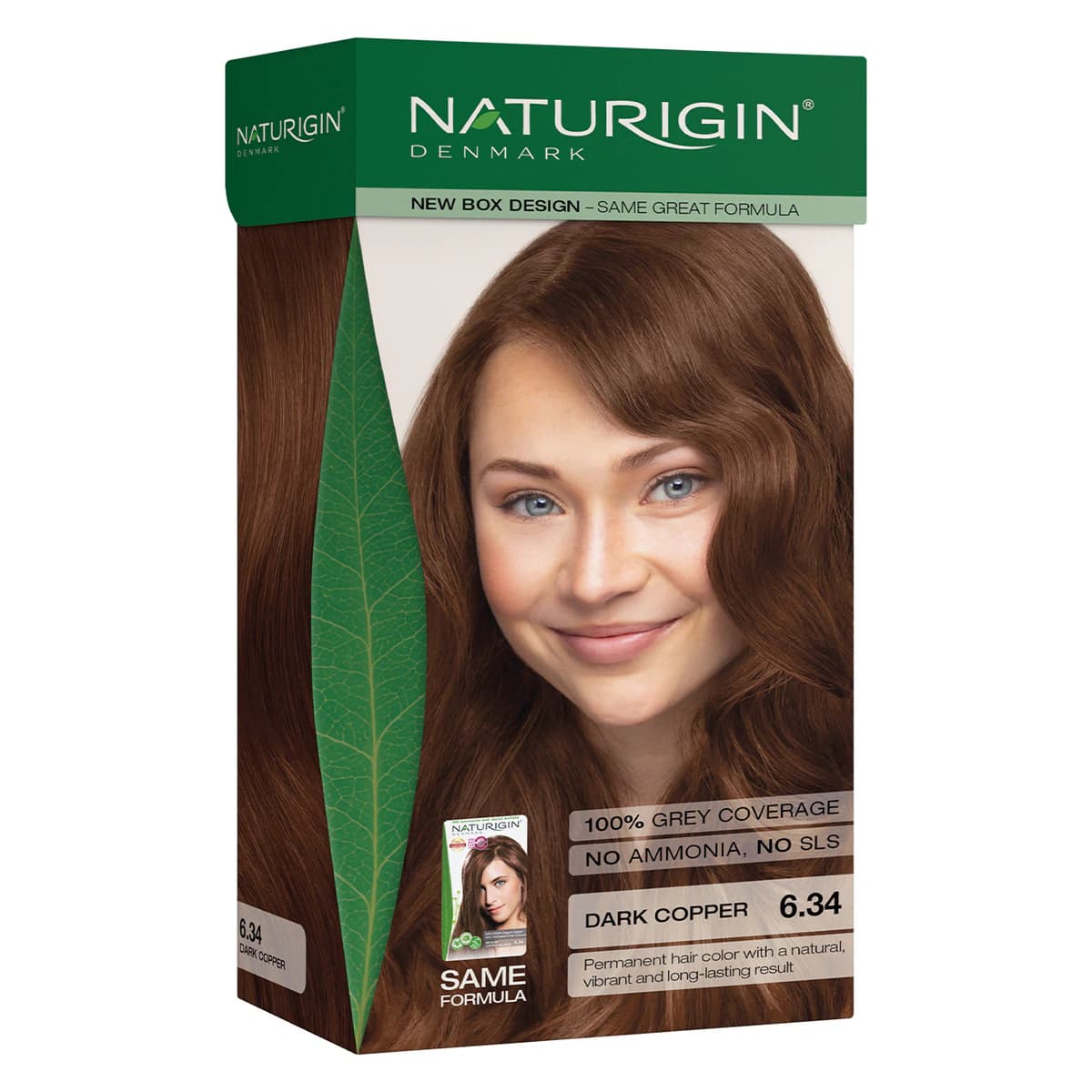 Thumbnail Naturigin 6.34 Medium Copper Blonde Natural Permanent Hair Colour