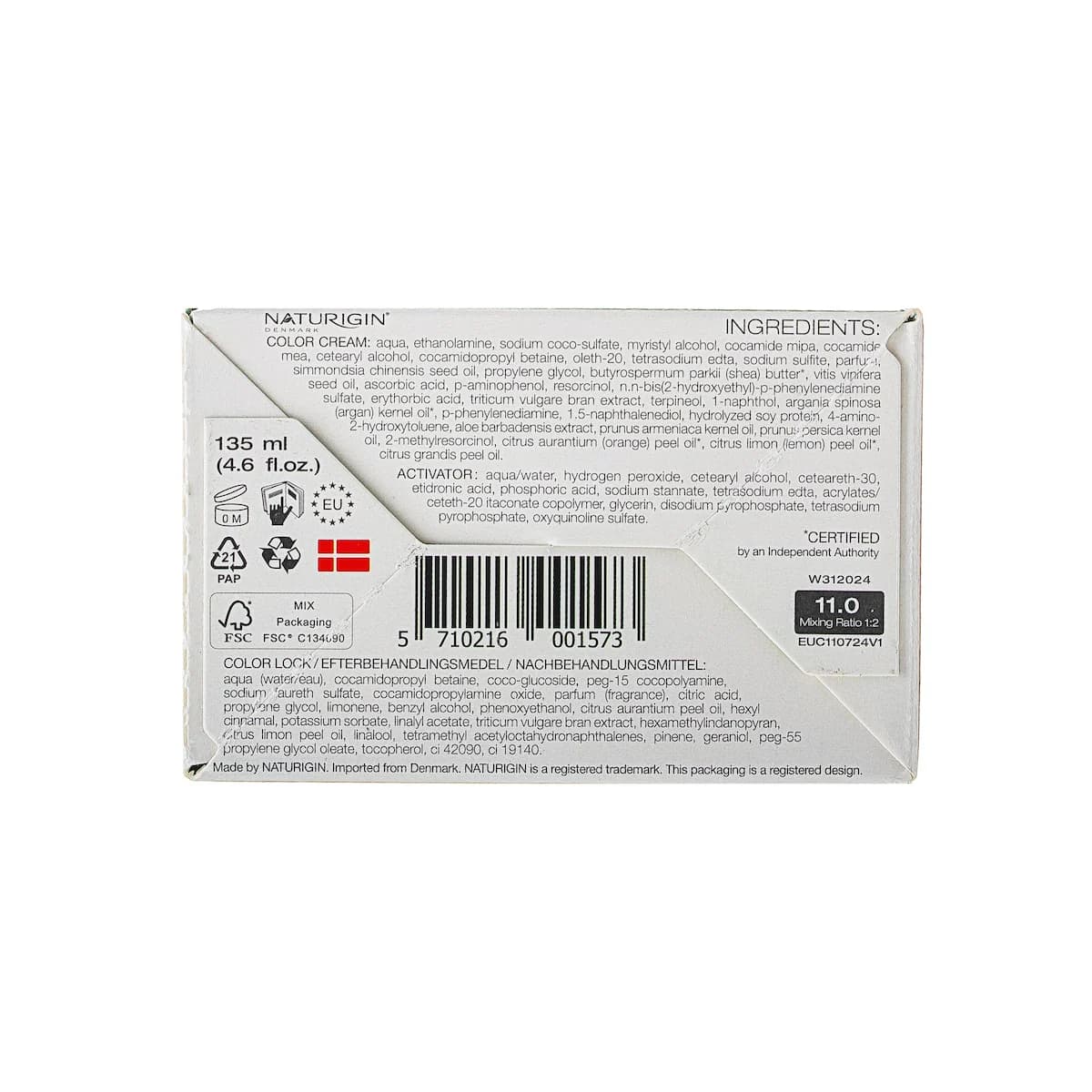 Thumbnail Naturigin 11.0 Extreme Blonde Natural Permanent Hair Colour