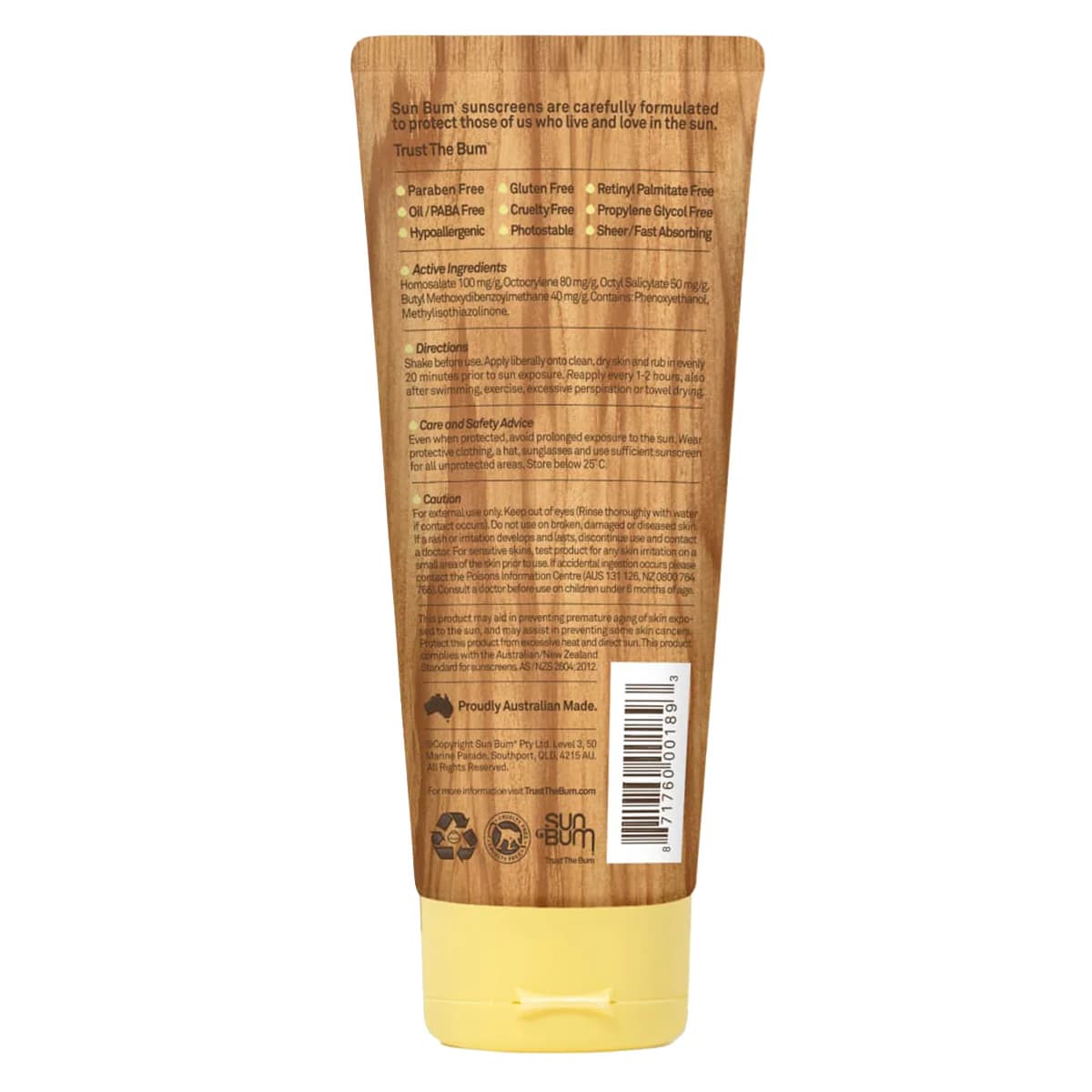 Thumbnail Sun Bum Moisturising Sunscreen Lotion Original SPF50 177ml