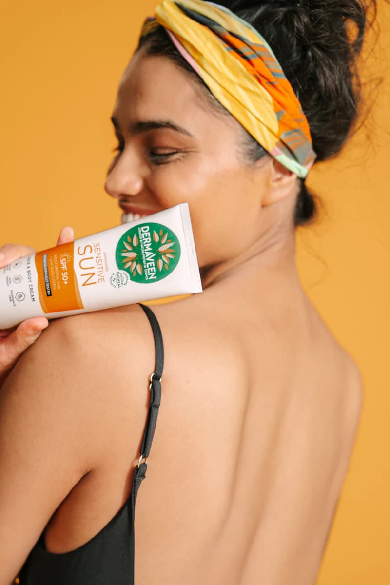 Thumbnail DermaVeen Sensitive Sun SPF 50+ Moisturising UVB + UVA Sunscreen 100g
