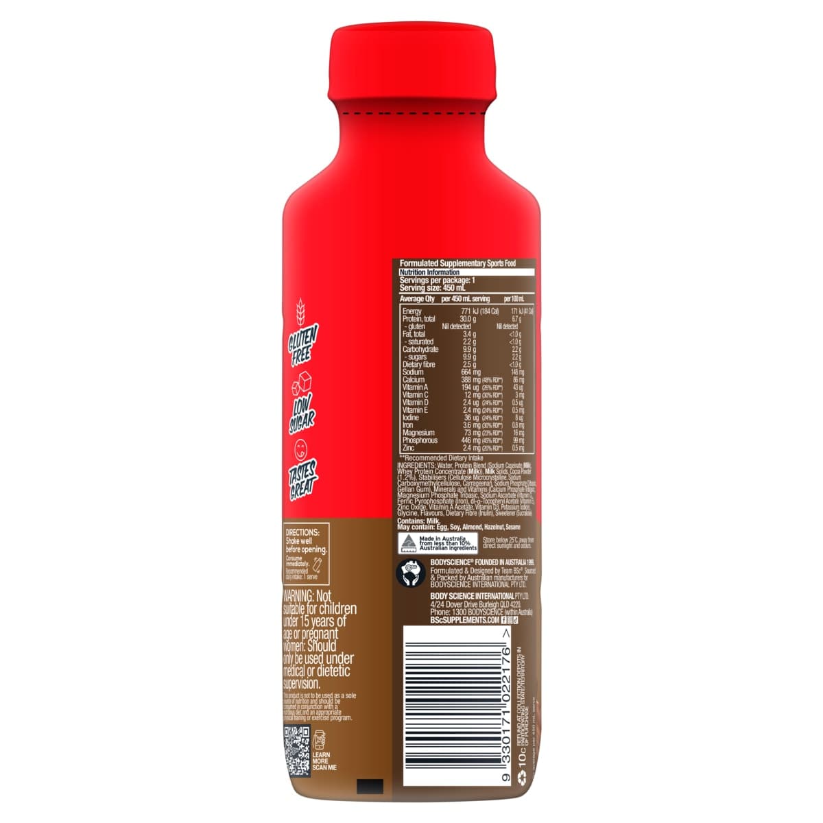 Thumbnail Bsc Rtd Premium Protein Shake Chocolate 6 x 450ml