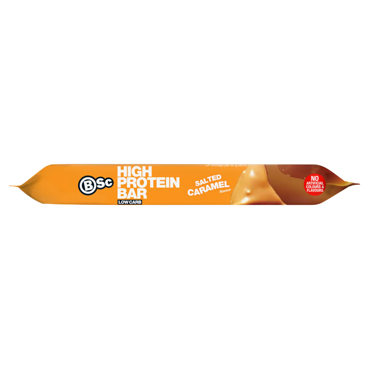 Thumbnail BSc High Protein Low Carb Bar Salted Caramel Box 12 x 92g
