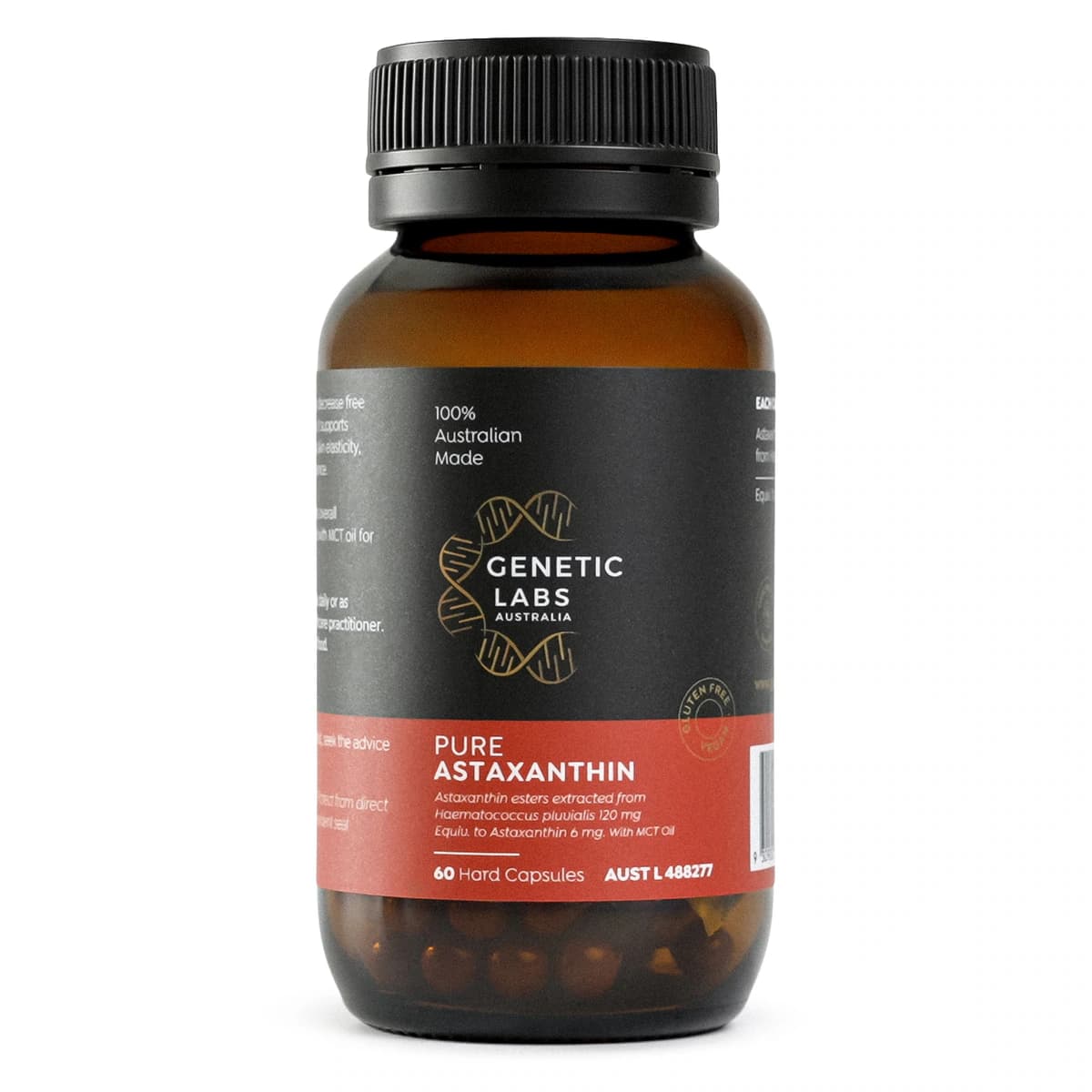 Thumbnail Genetic Labs Australia Pure Astaxanthin with MCT Oil 60 Capsules