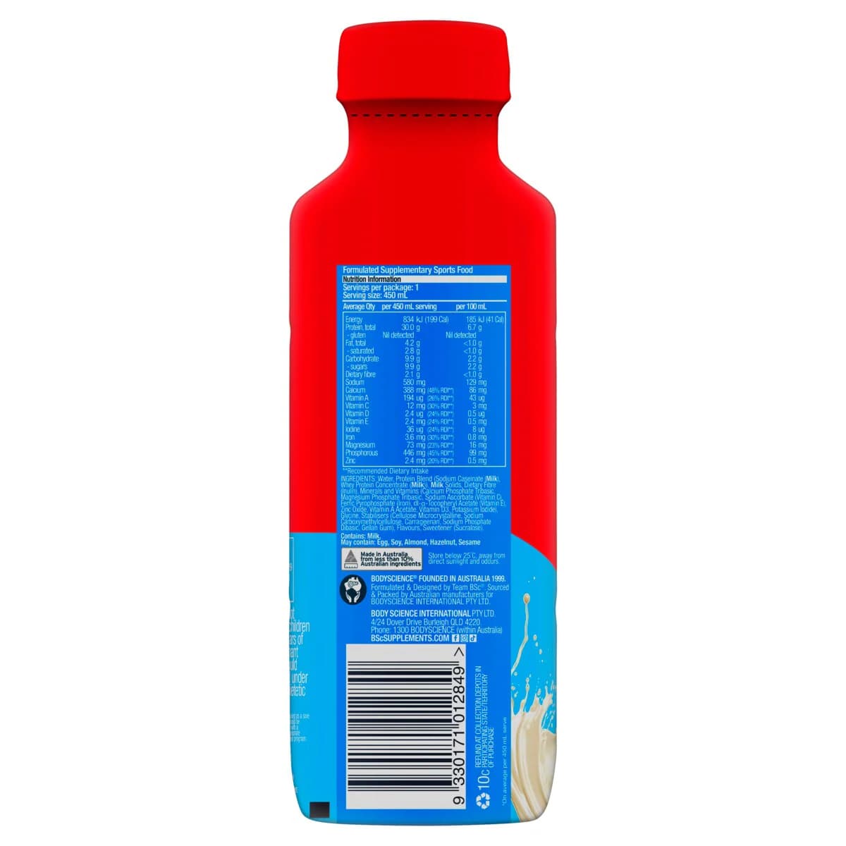 Thumbnail Bsc Rtd Premium Protein Shake Vanilla 6 x 450ml