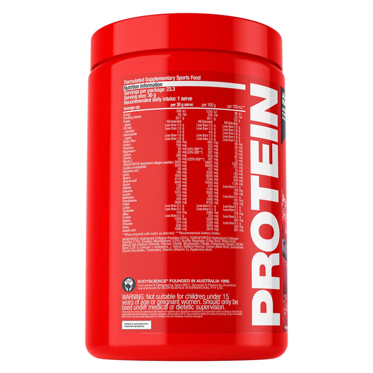 Thumbnail BSc Protein Water + Creatine Berry 700g