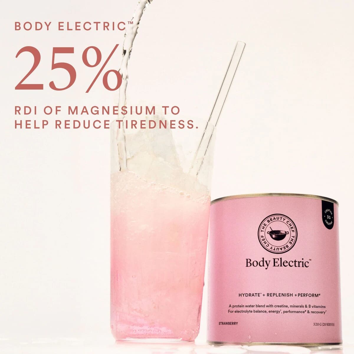 Thumbnail The Beauty Chef Body Electric Protein Water + Creatine 320g