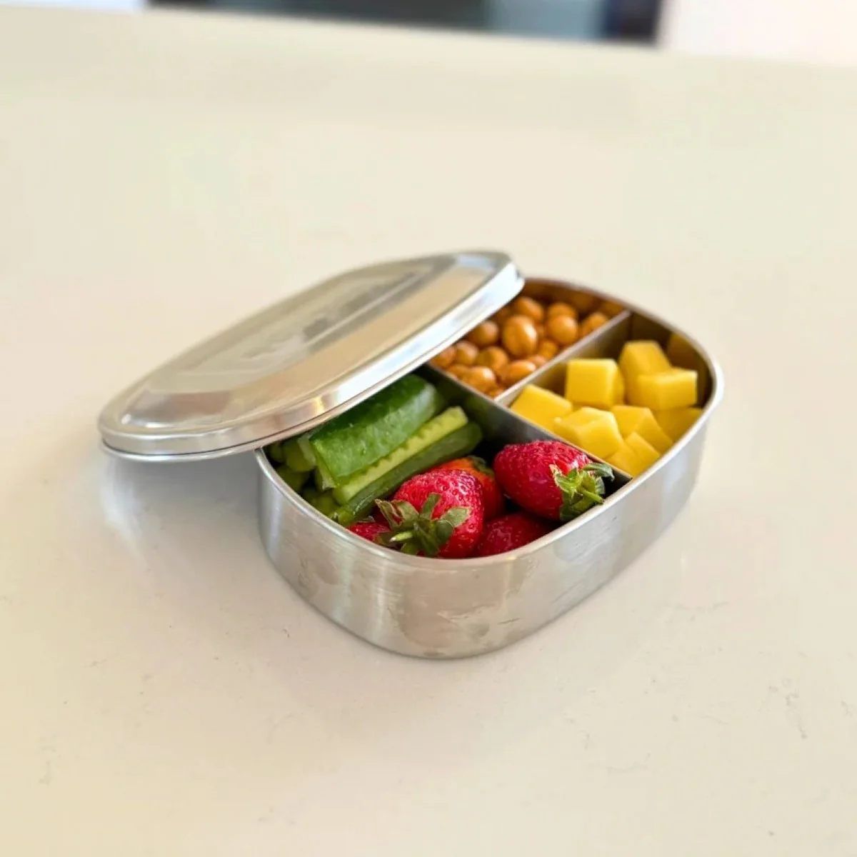 Thumbnail Ever Eco Bento Box Stainless Steel Two Compartment