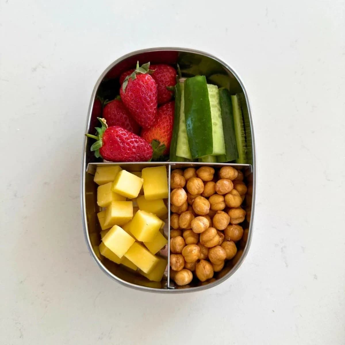 Thumbnail Ever Eco Bento Box Stainless Steel Three Compartment
