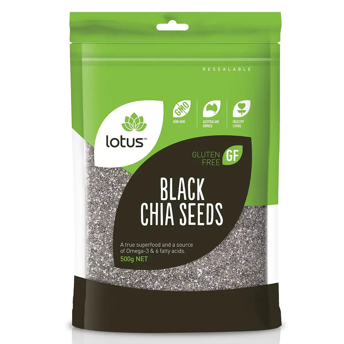 Thumbnail Lotus Black Chia Seeds 500g