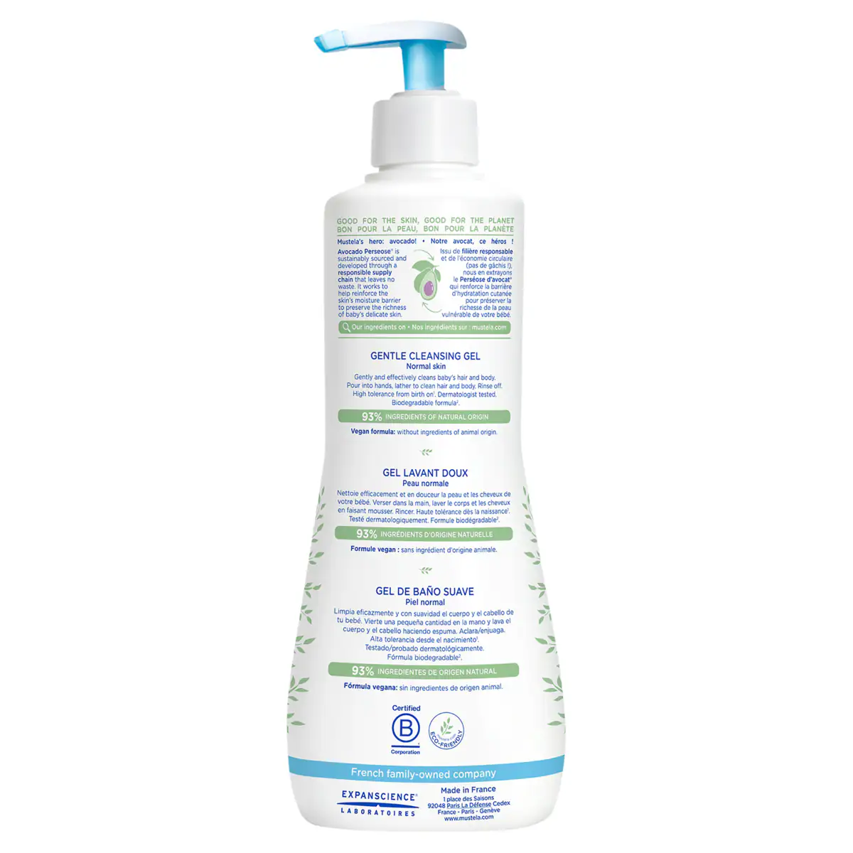 Thumbnail Mustela Gentle Cleansing Gel Hair & Body 500ml