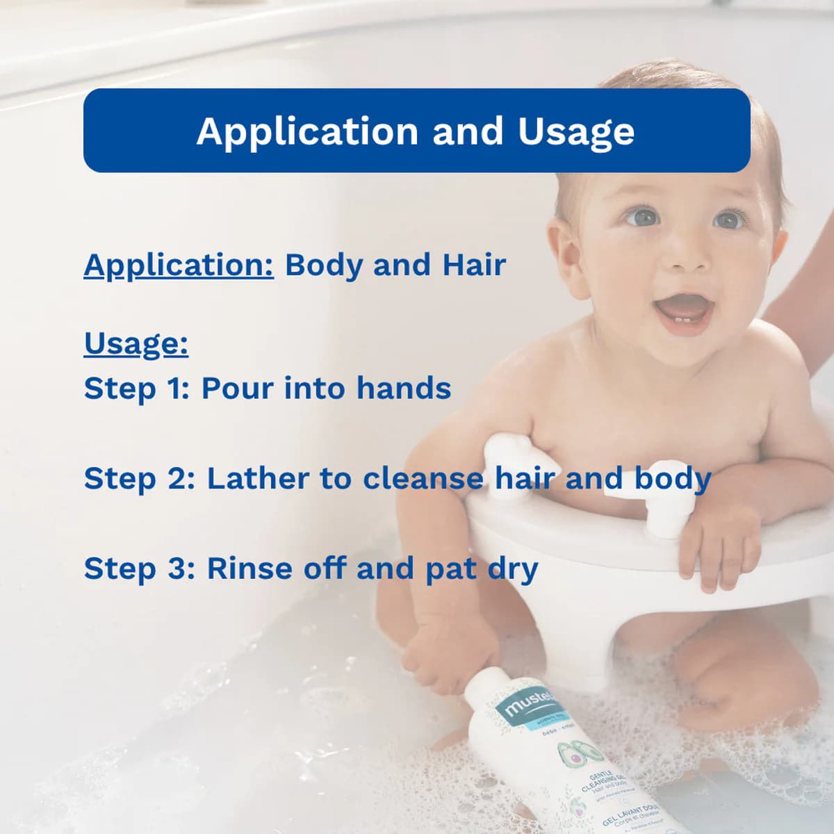 Thumbnail Mustela Gentle Cleansing Gel Hair & Body 500ml