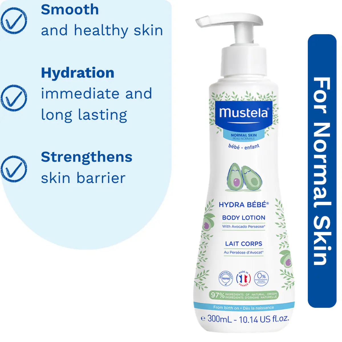 Thumbnail Mustela Hydra-Bebe Body Lotion 300ml