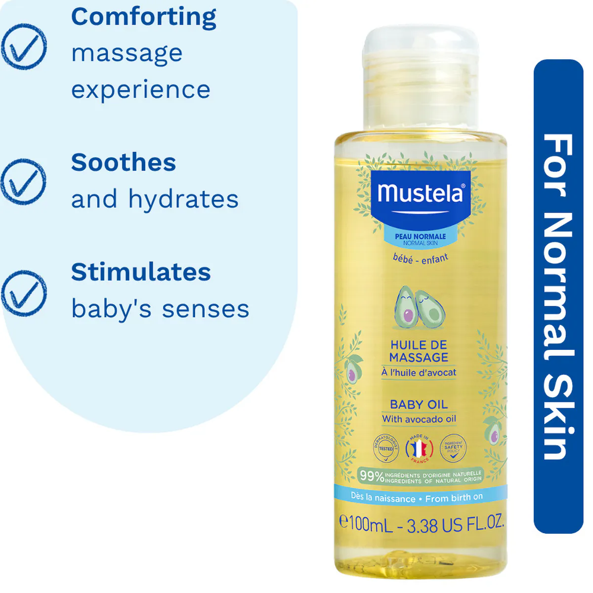 Thumbnail Mustela Baby Massage Oil 100ml