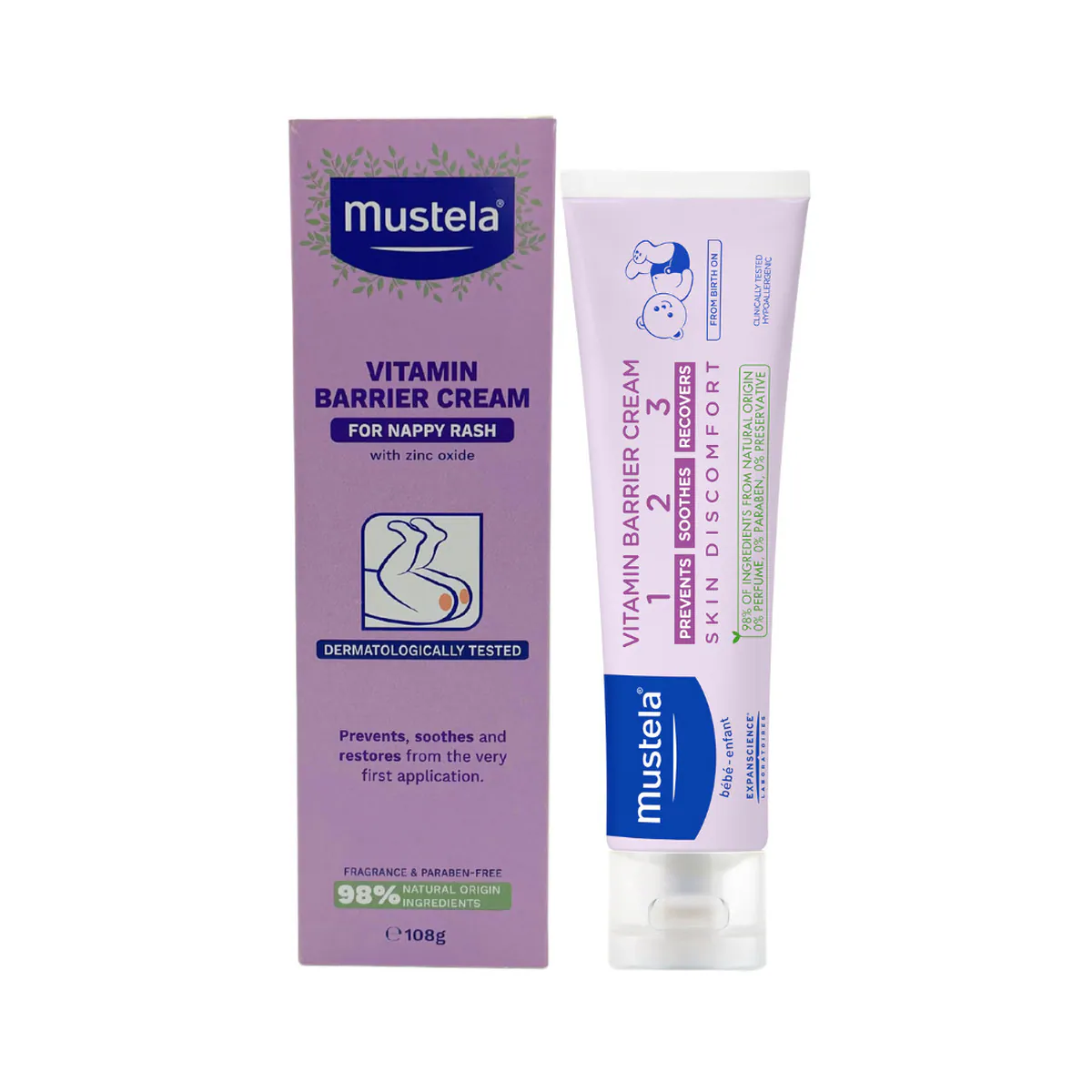 Thumbnail Mustela 123 Vitamin Barrier Cream 100ml