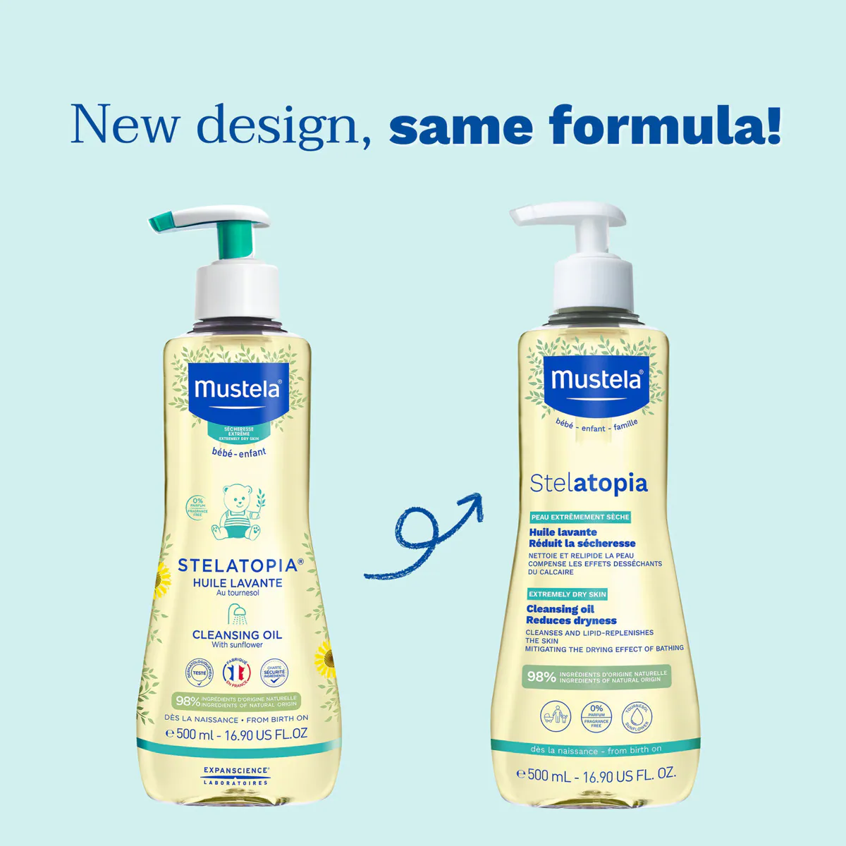 Thumbnail Mustela Stelatopia Cleansing Oil 500ml