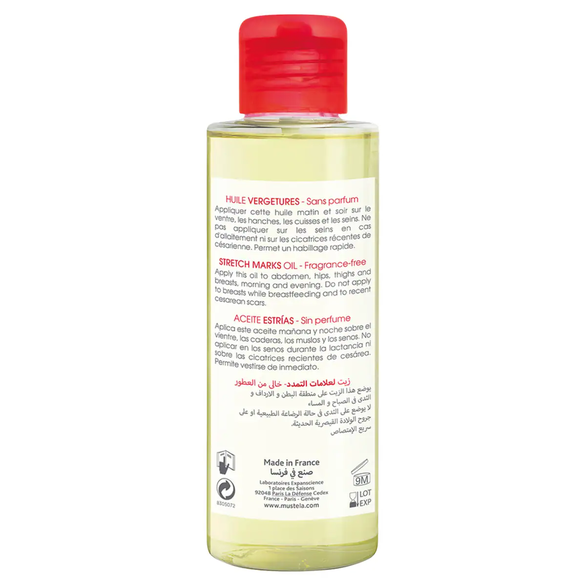Thumbnail Mustela Stretch Marks Oil Fragrance Free 105ml