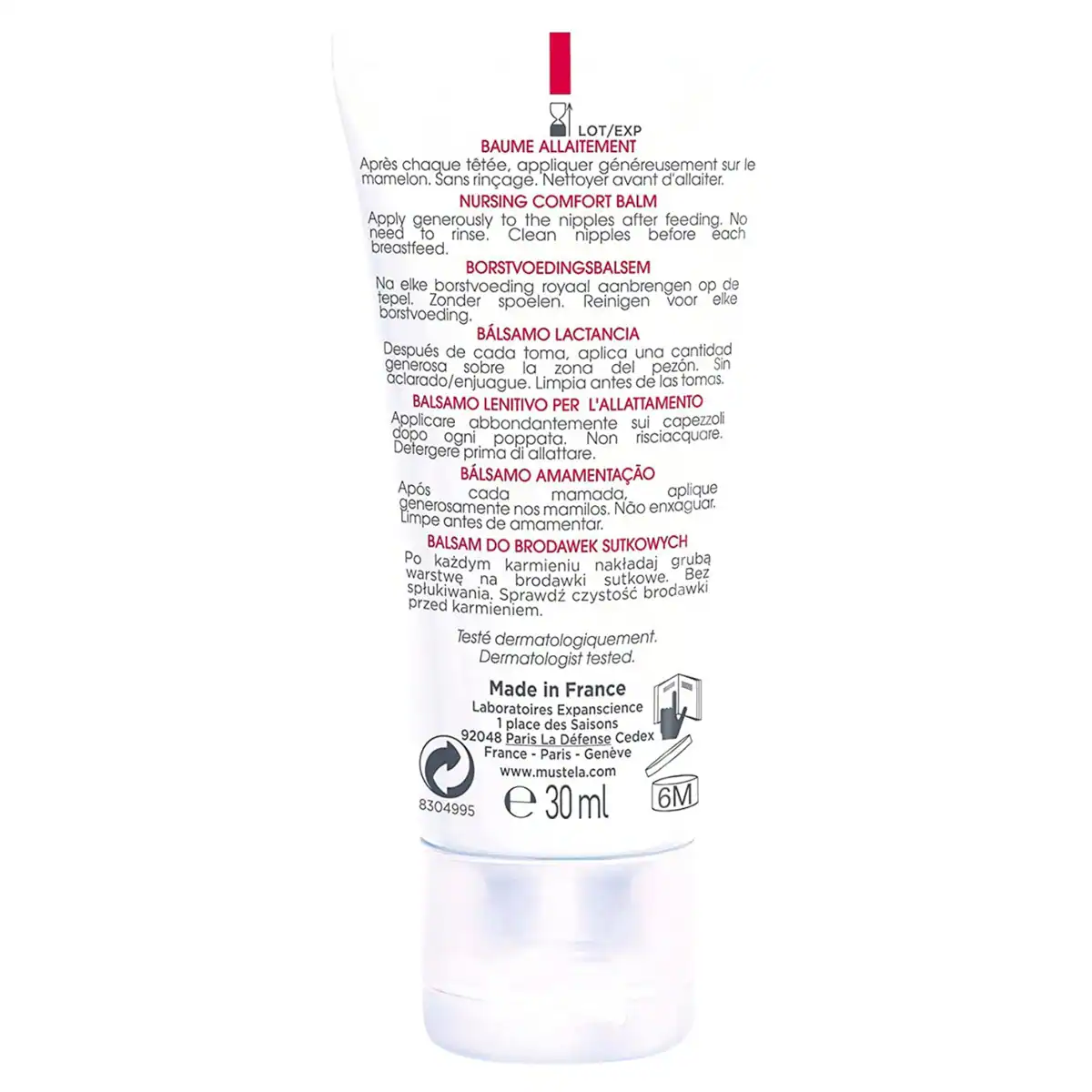 Thumbnail Mustela Nursing Comfort Balm Fragrance Free 30ml
