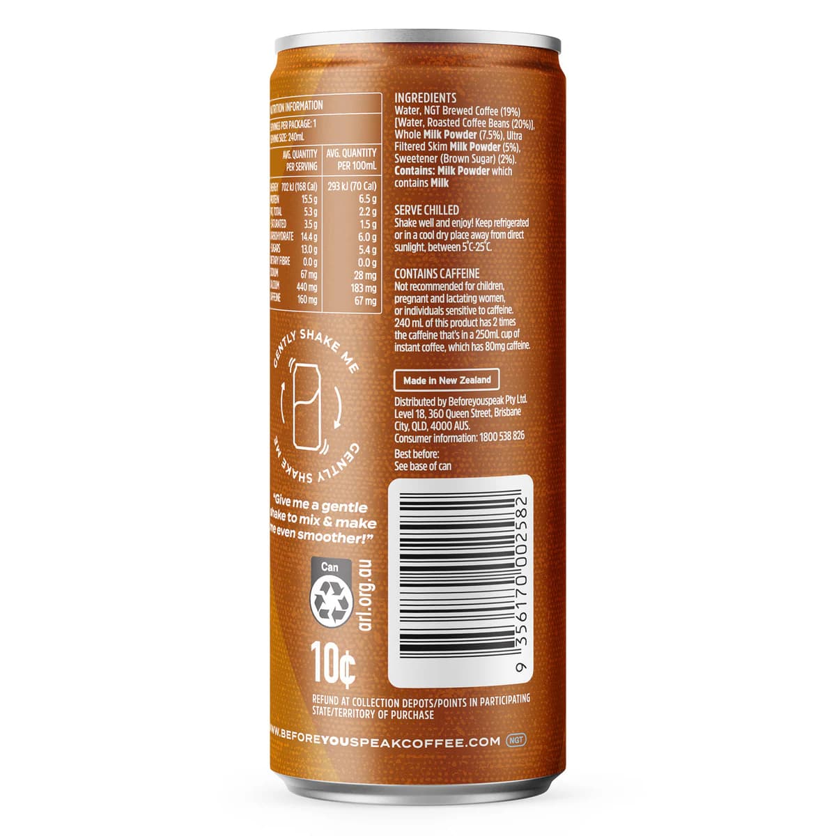 Thumbnail Beforeyouspeak Iced Latte Espresso 240ml