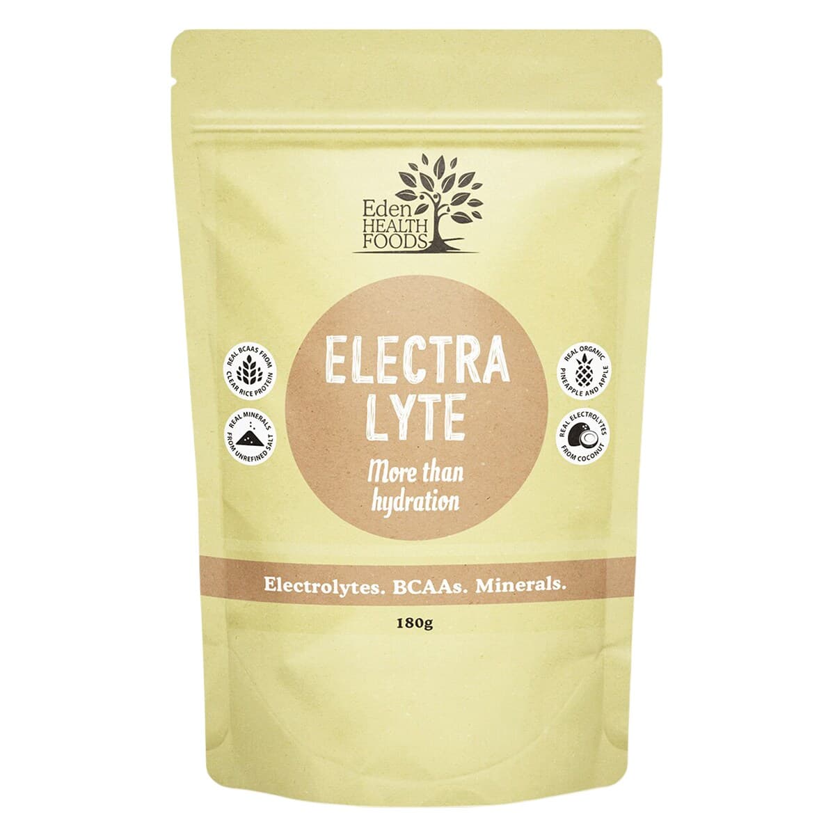 Thumbnail Eden Health Foods Electra-lyte BCAAs & Electrolytes Pineapple Apple 180g