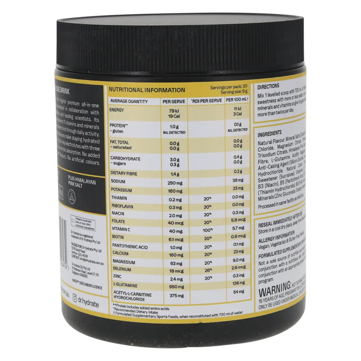 Thumbnail Dr. Hydrate All-In-One Hydration Drink Mango Passionfruit 270g