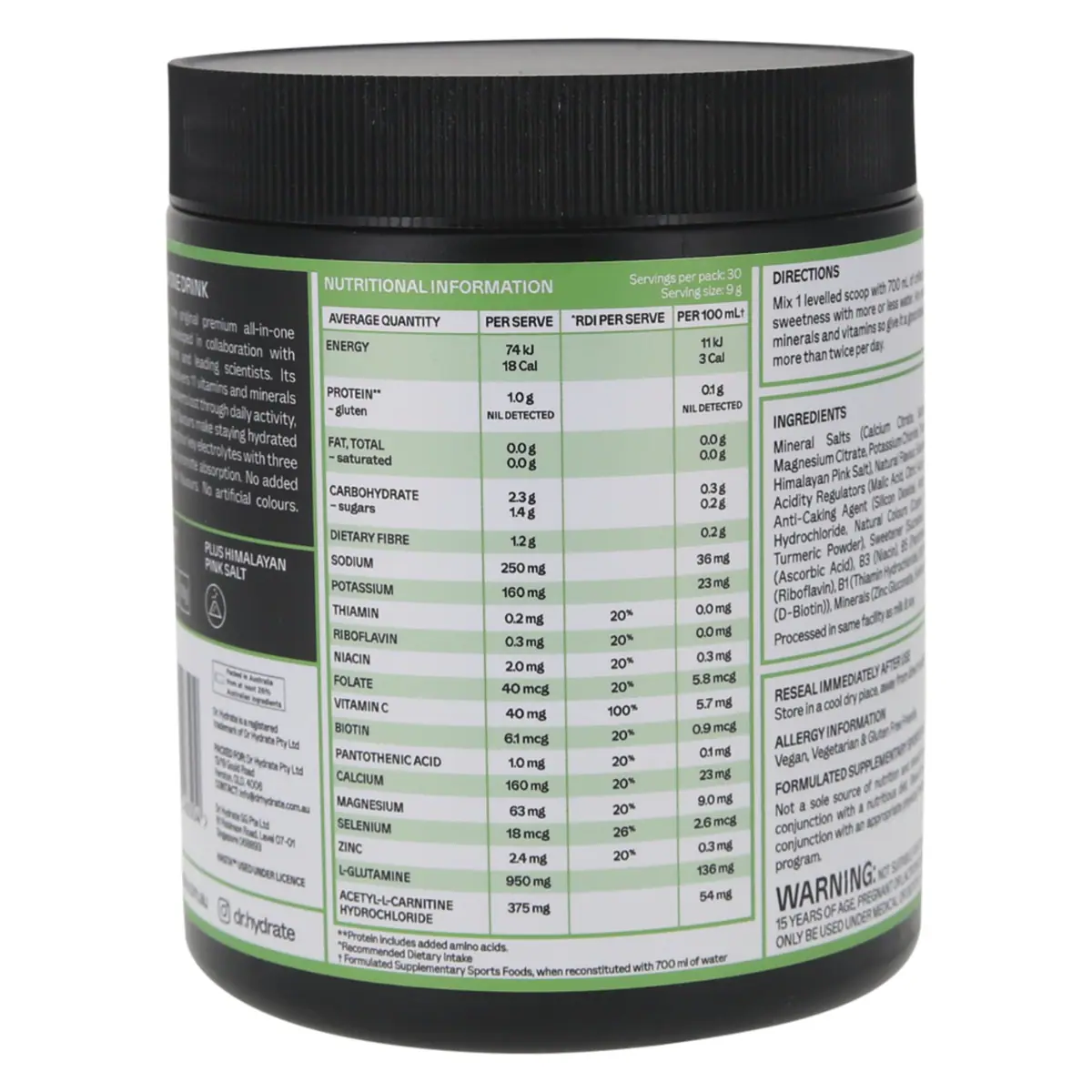 Thumbnail Dr. Hydrate All-In-One Hydration Drink Green Apple 270g