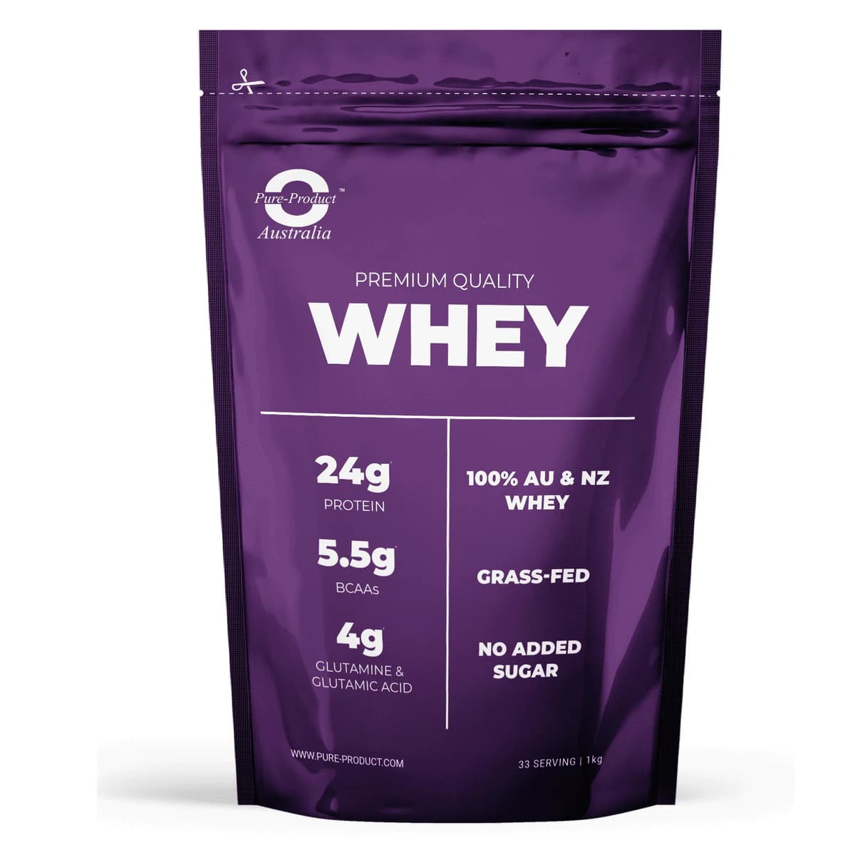 Thumbnail Pure Product Australia Whey Protein Concentrate / Isolate Strawberry 1kg