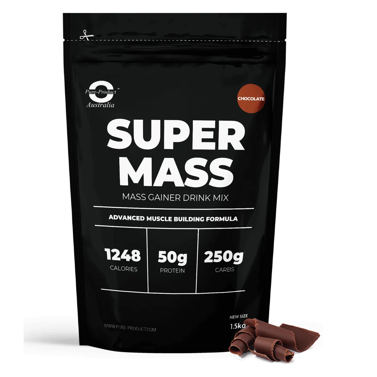 Thumbnail Pure Product Australia Super Mass Gainer Chocolate 1.5kg