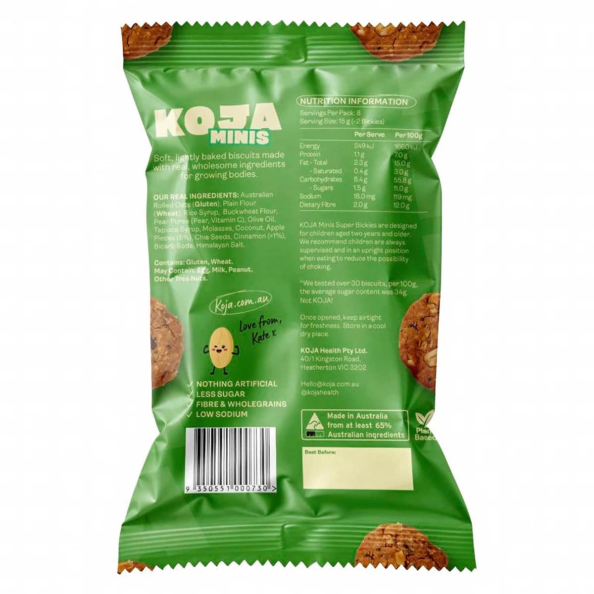 Thumbnail Koja Minis Super Bickies Apple & Cinnamon 120g