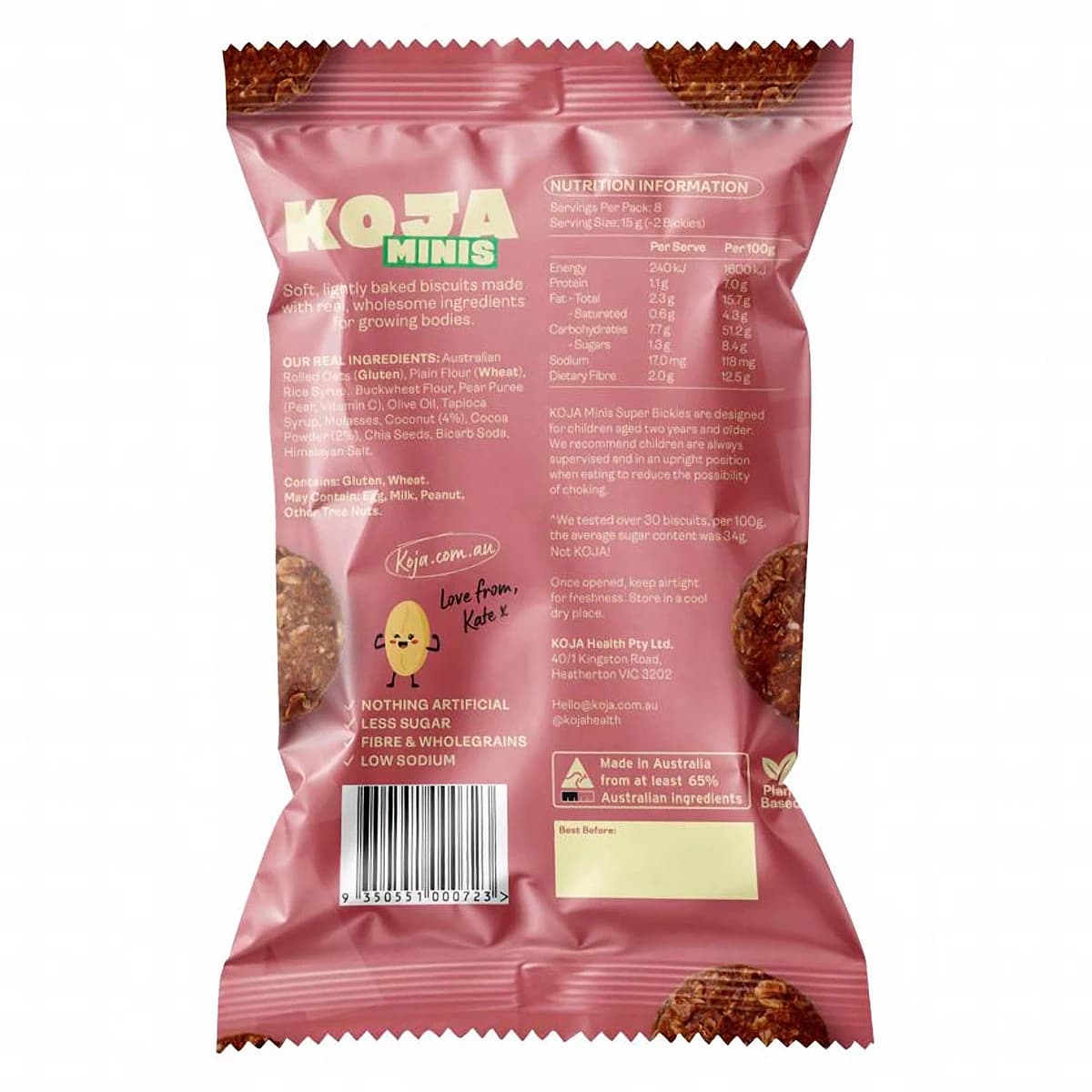 Thumbnail Koja Minis Super Bickies Lamington 120g E
