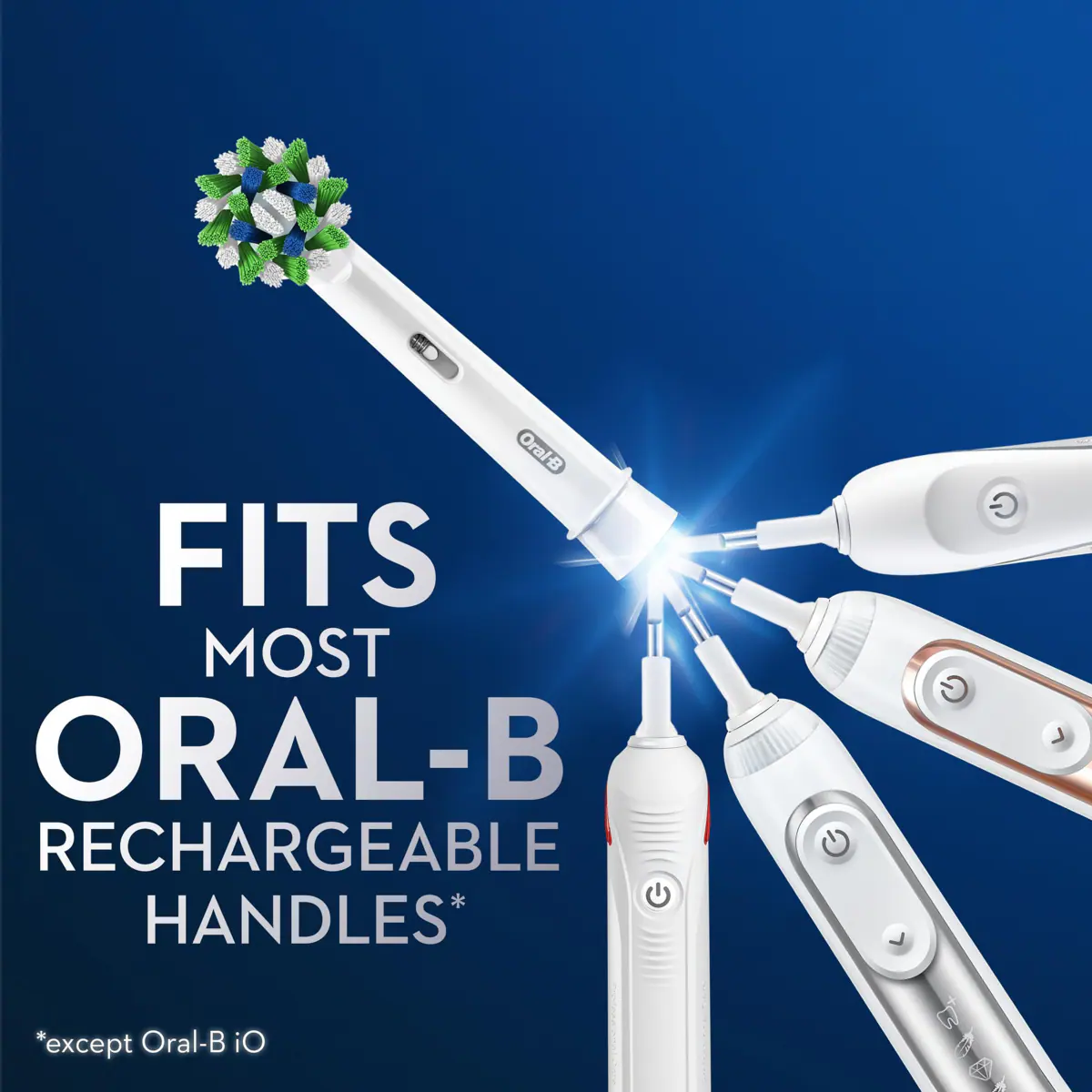 Thumbnail Oral B CrossAction Electric Toothbrush Heads 3 Pack