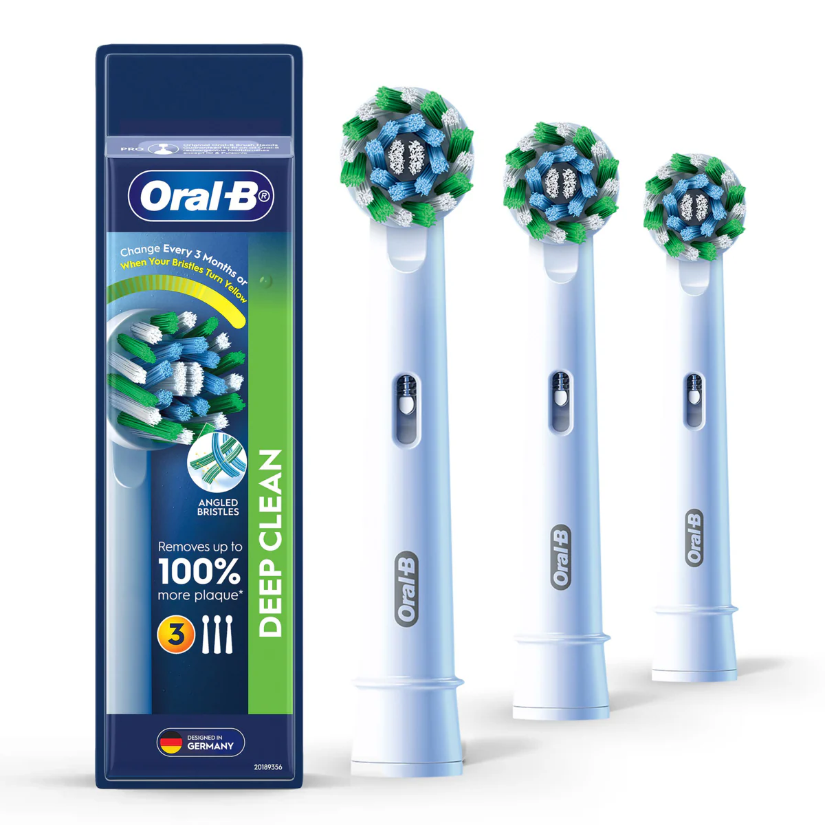 Thumbnail Oral B CrossAction Electric Toothbrush Heads 3 Pack