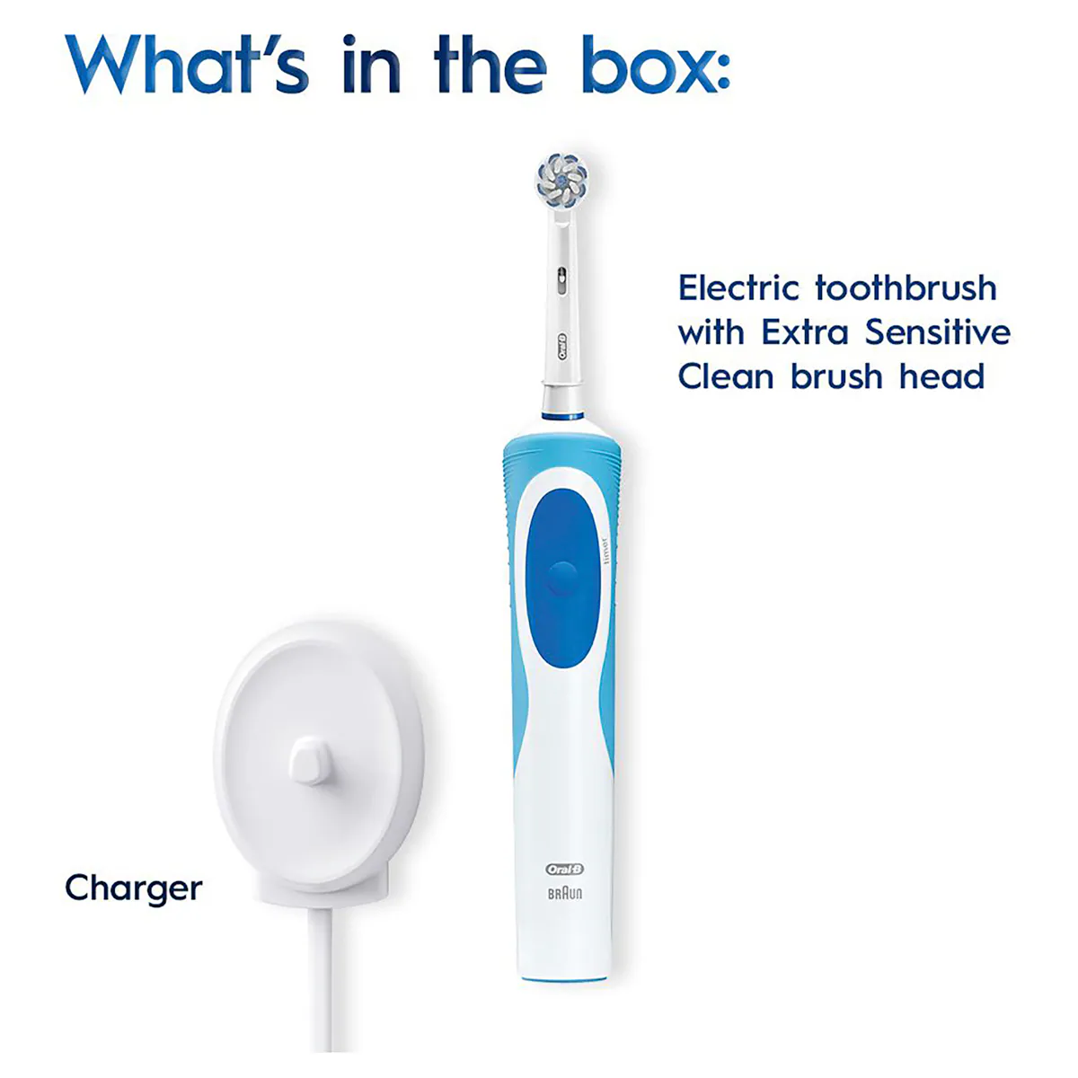 Thumbnail Oral B Vitality Sensitive Clean Electric Toothbrush