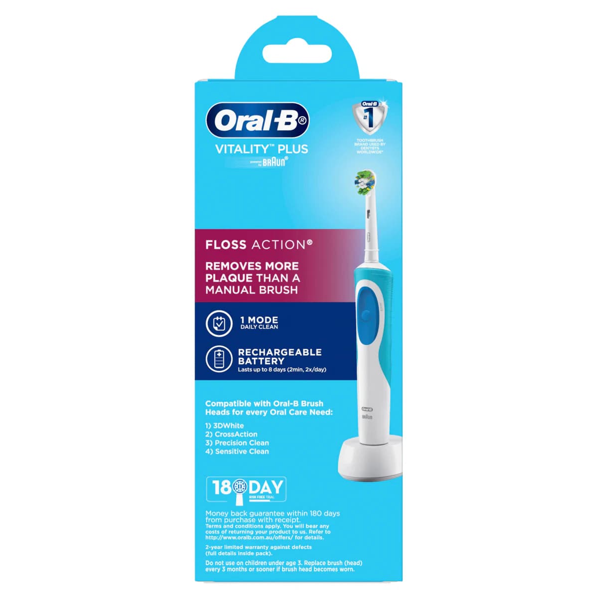 Thumbnail Oral B Vitality FlossAction Electric Toothbrush
