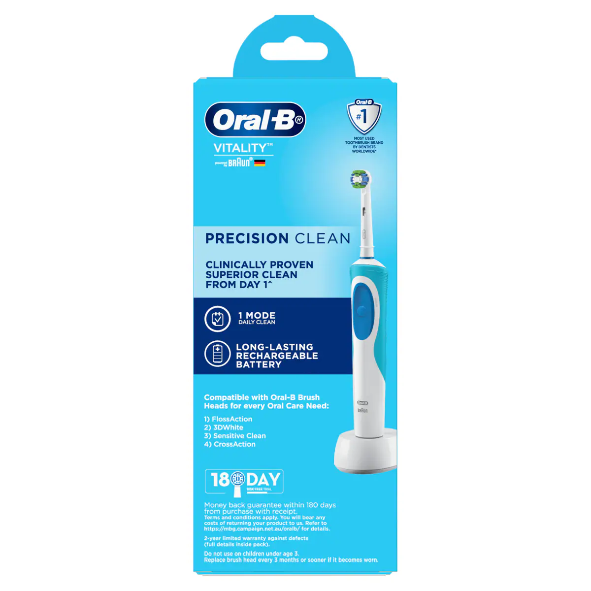 Thumbnail Oral B Vitality Precision Clean Electric Toothbrush