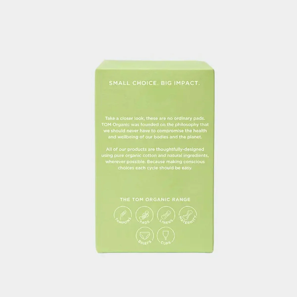 Thumbnail Tom Organic Cotton Pads with Wings Ultra Thin Regular 10 pack