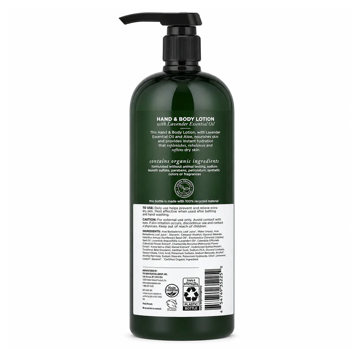 Thumbnail Avalon Organics Nourishing Lavender Hand & Body Lotion 907g