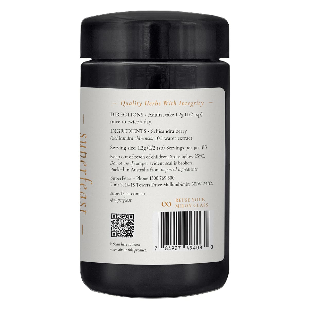 Thumbnail Superfeast Schisandra Herbal Extract 100g Powder