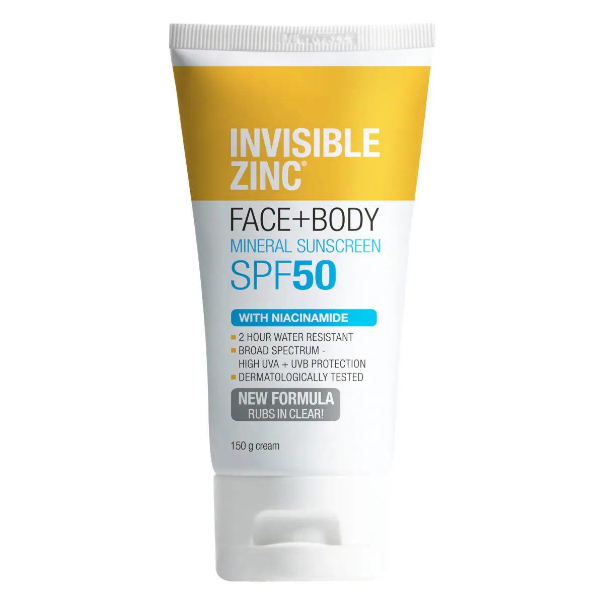 Thumbnail Invisible Zinc Mineral Sunscreen Face & Body SPF50+ 150g