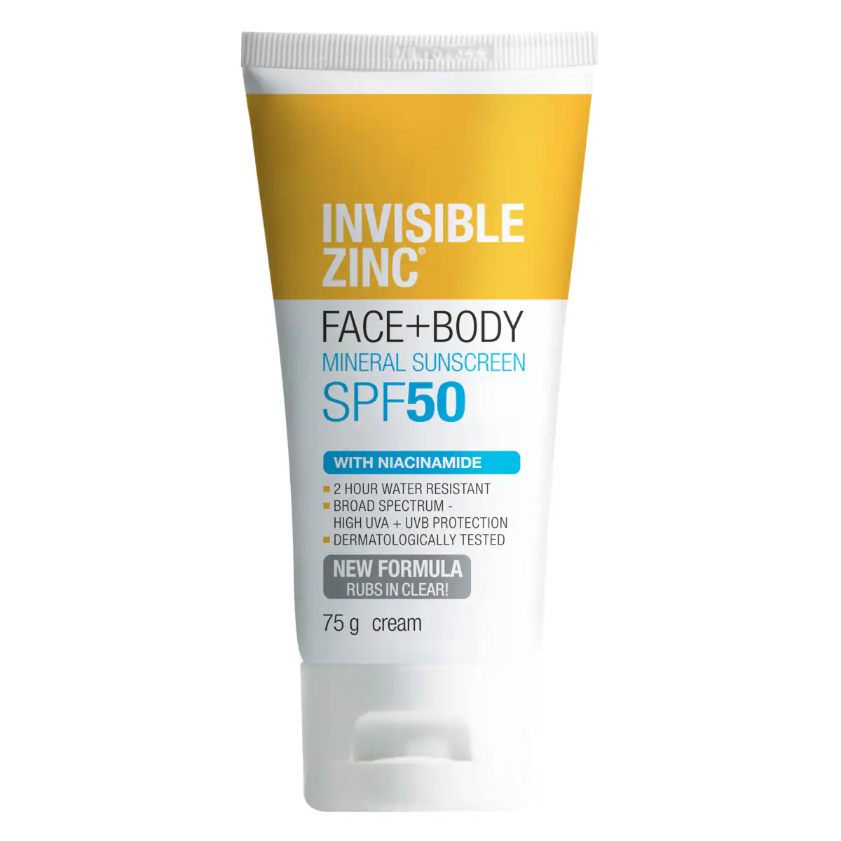 Thumbnail Invisible Zinc Sunscreen Face & Body SPF50+ 75g